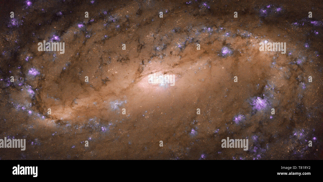 Galaxie spirale NGC 2903 Banque D'Images