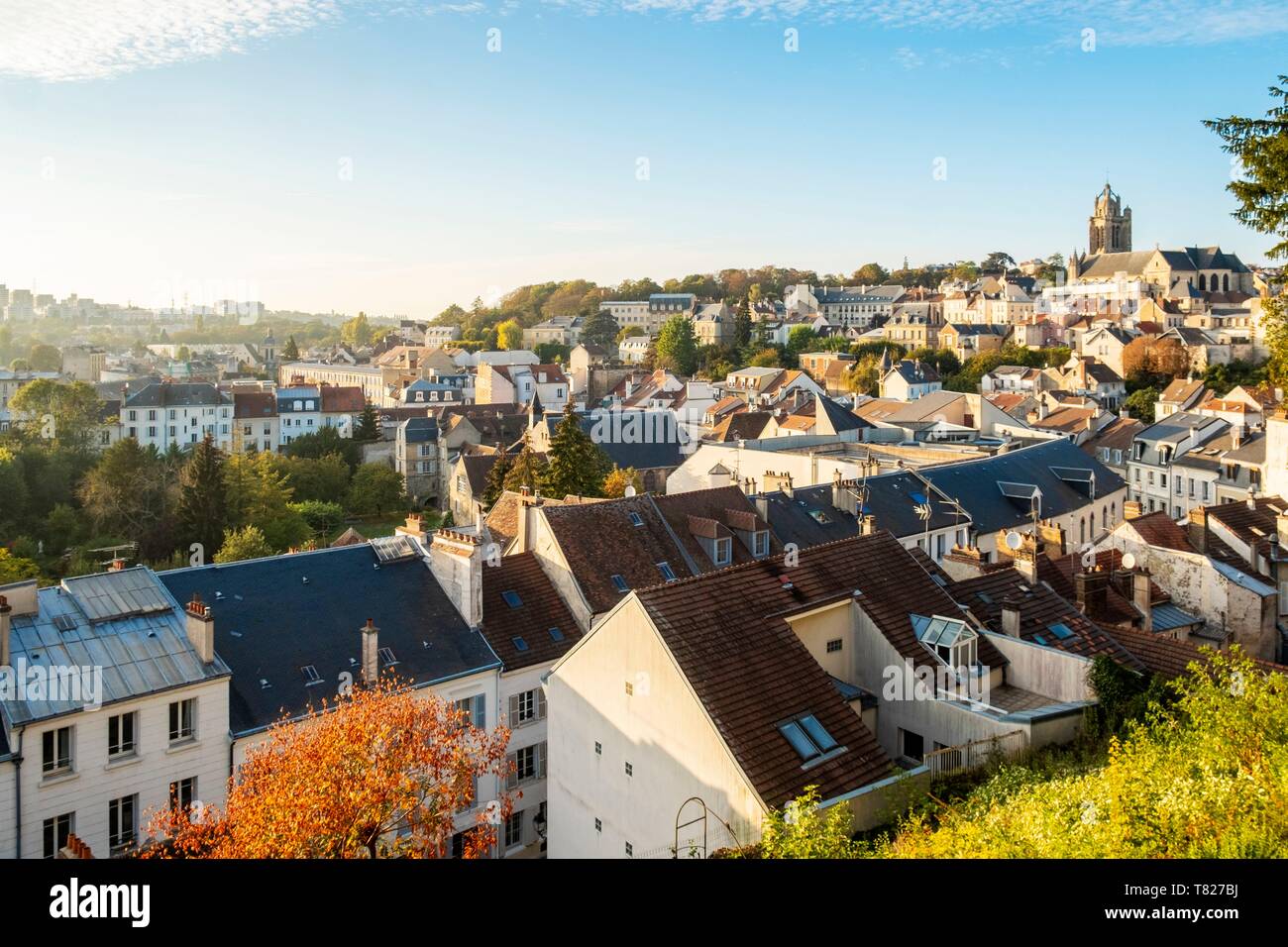 France, Val d'Oise, Pontoise Banque D'Images