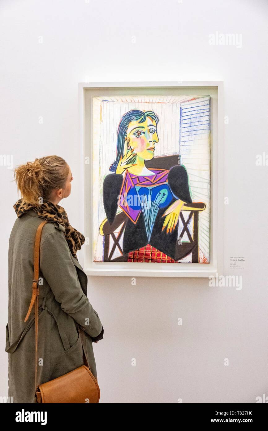 France, Paris, le Marais, Hotel Sale, le Musée Picasso, Portrait de Dora Maar, 1937 Banque D'Images
