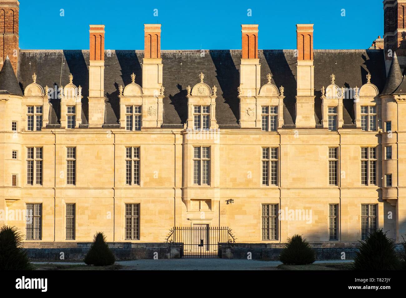 France, Val d'Oise, Ecouen, le château, musée national de la Renaissance Banque D'Images