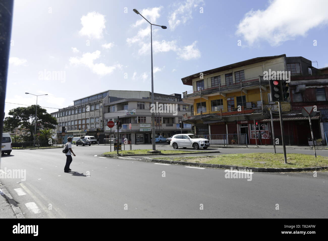 Curepipe, Jan Palach Square Nord,Curepipe Banque D'Images
