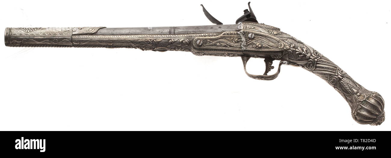 Les petites armes, pistolets, pistolet à silex, Empire Ottoman, turc des Balkans, vers 1800, Additional-Rights Clearance-Info-Not-Available- Banque D'Images