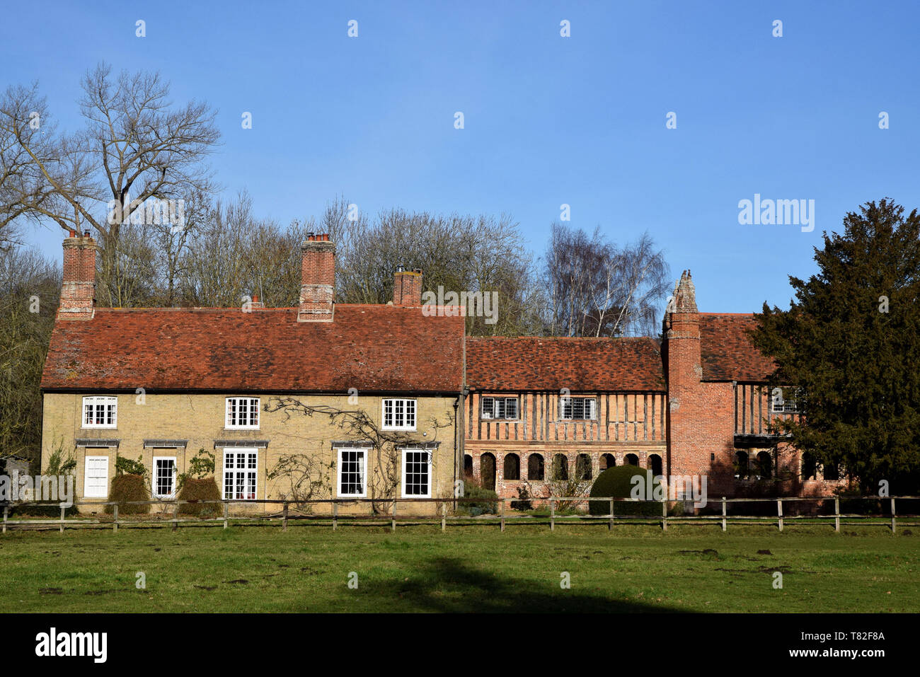 west stow hall, suffolk, angleterre, royaume-uni Banque D'Images