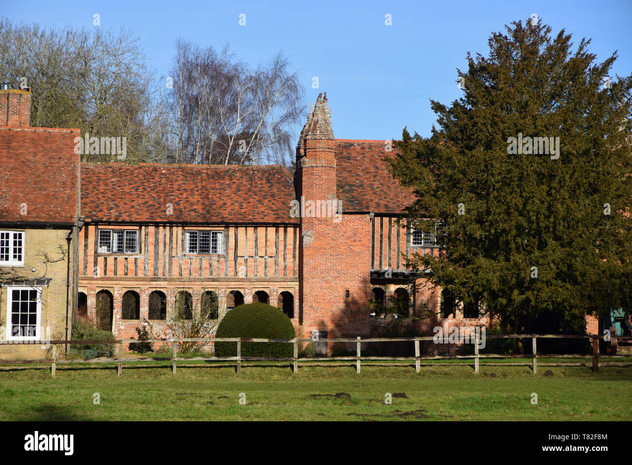 west stow hall, suffolk, angleterre, royaume-uni Banque D'Images