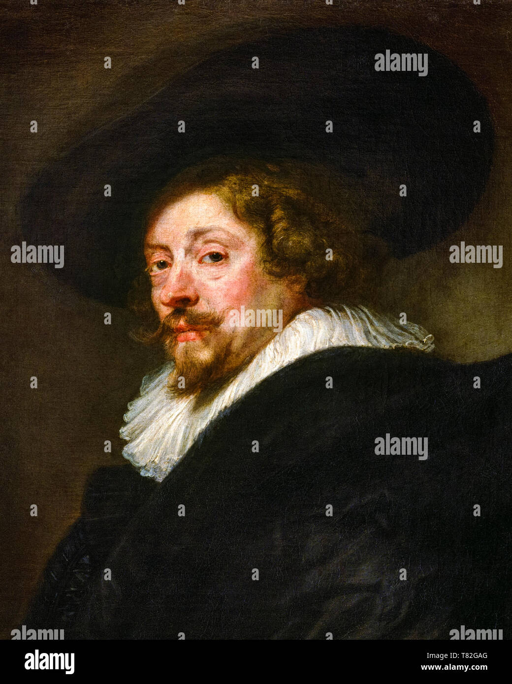 Peter Paul Rubens, autoportrait (détail), ch. 1638-1639 Banque D'Images