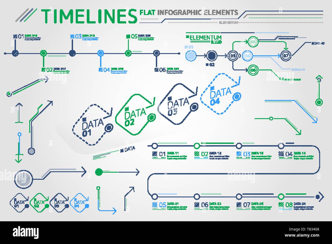 Télévision calendriers Éléments infographique Illustration de Vecteur