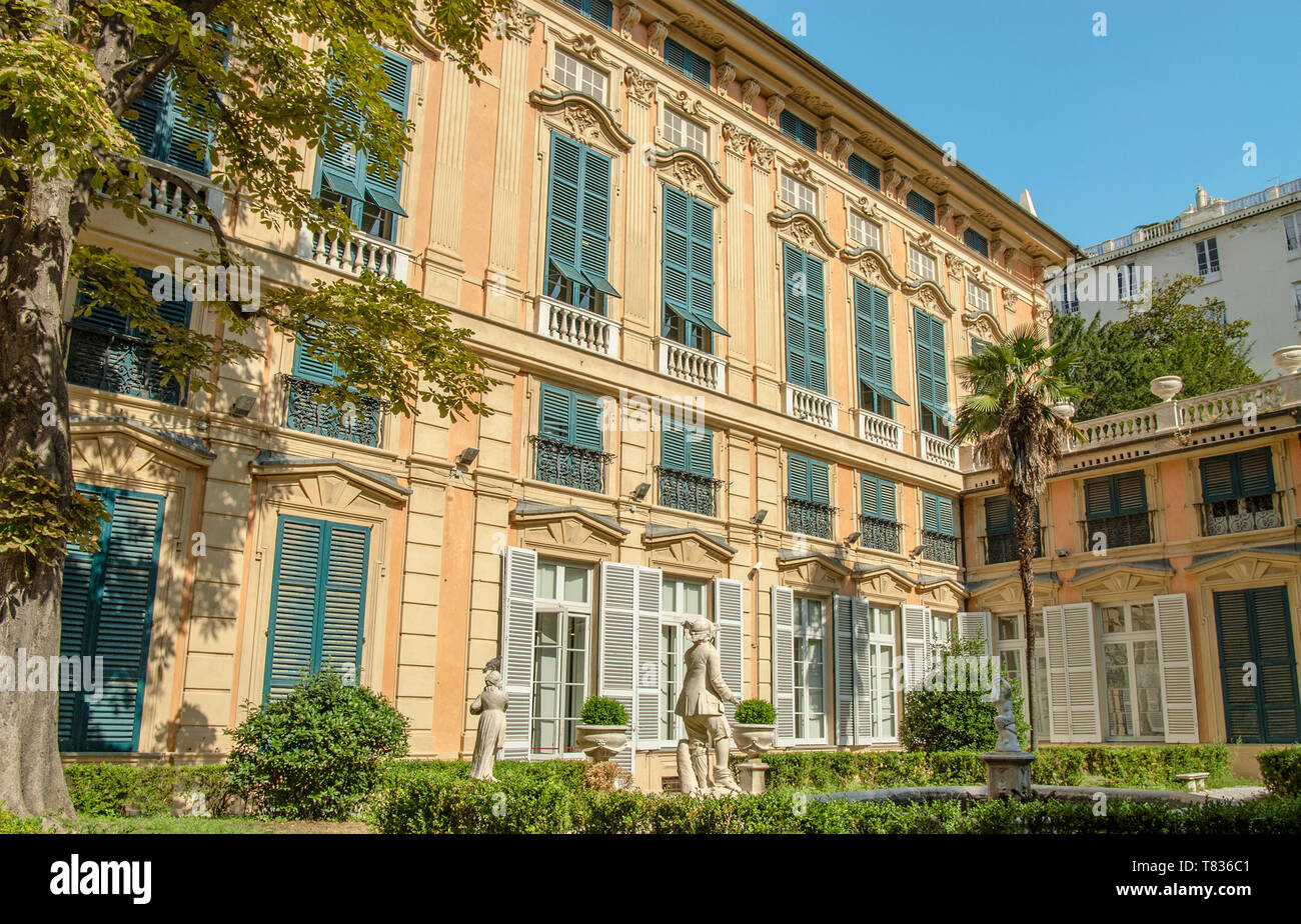 Palazzo Bianco, Gênes, Ligurie, Italie Banque D'Images