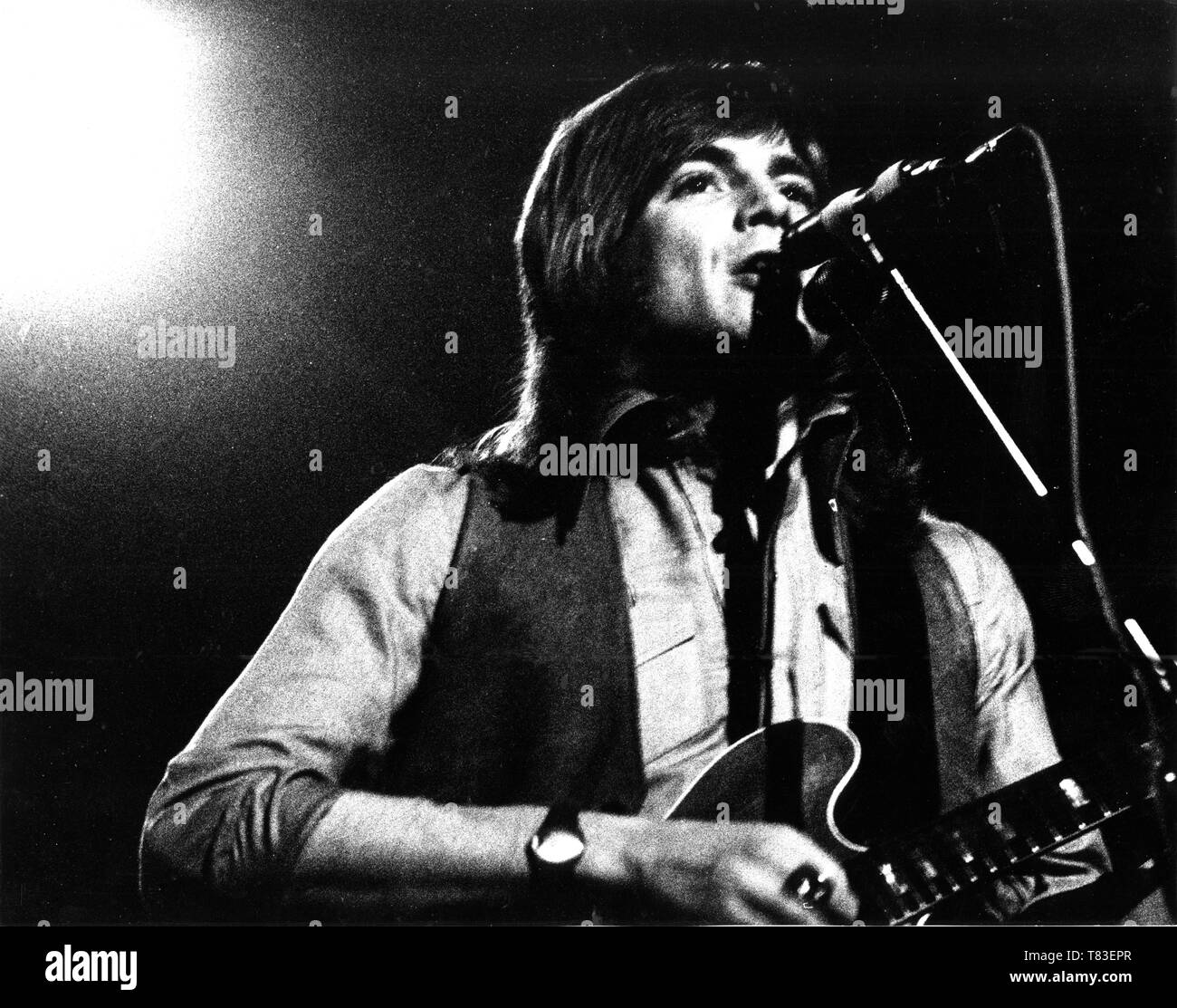 MOODY BLUES Concert Gebouw waren, Allemagne - 1975, (Photo Gijsbert Hanekroot) *** légende locale *** MOODY BLUES Banque D'Images