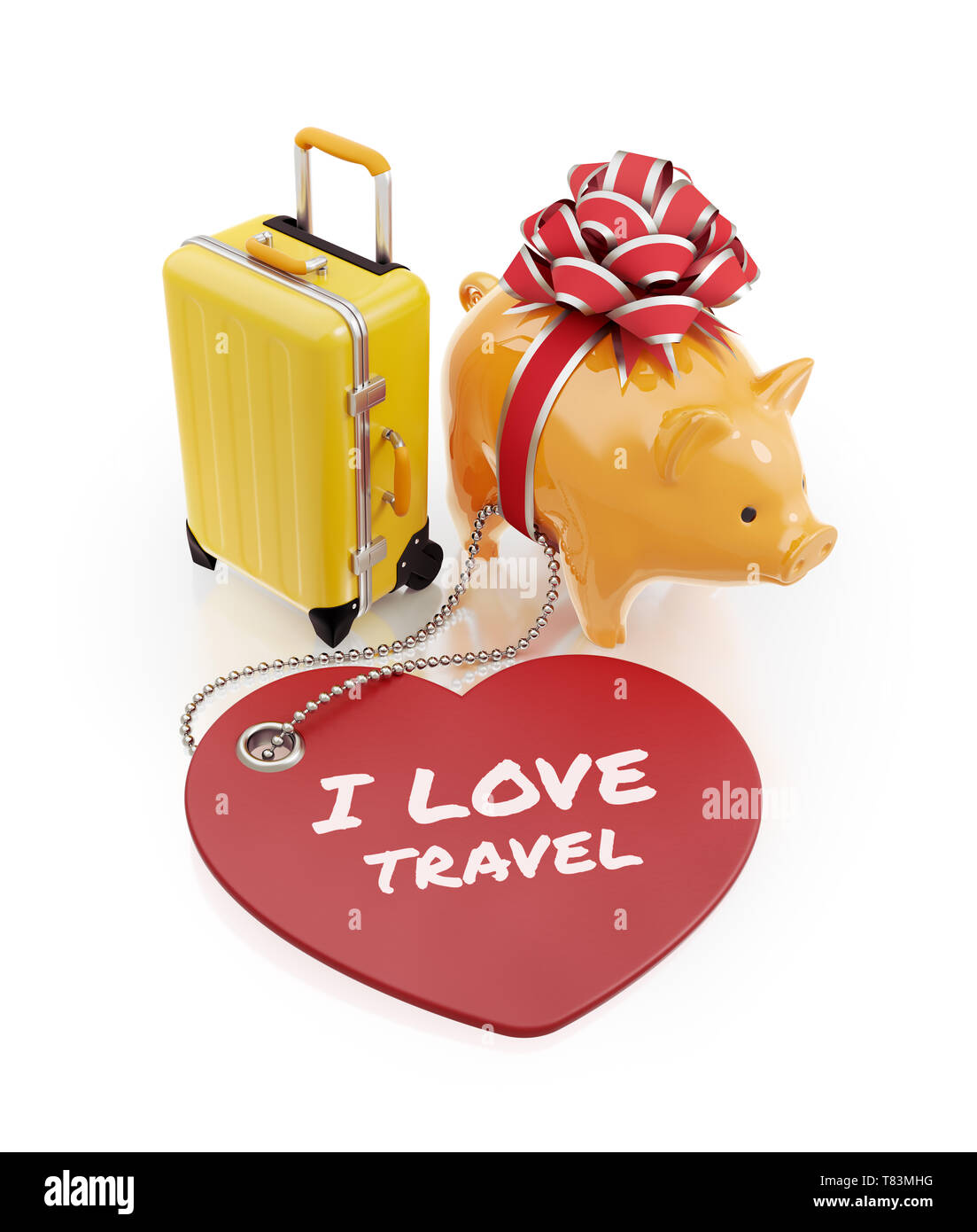 J'aime voyager Banque D'Images