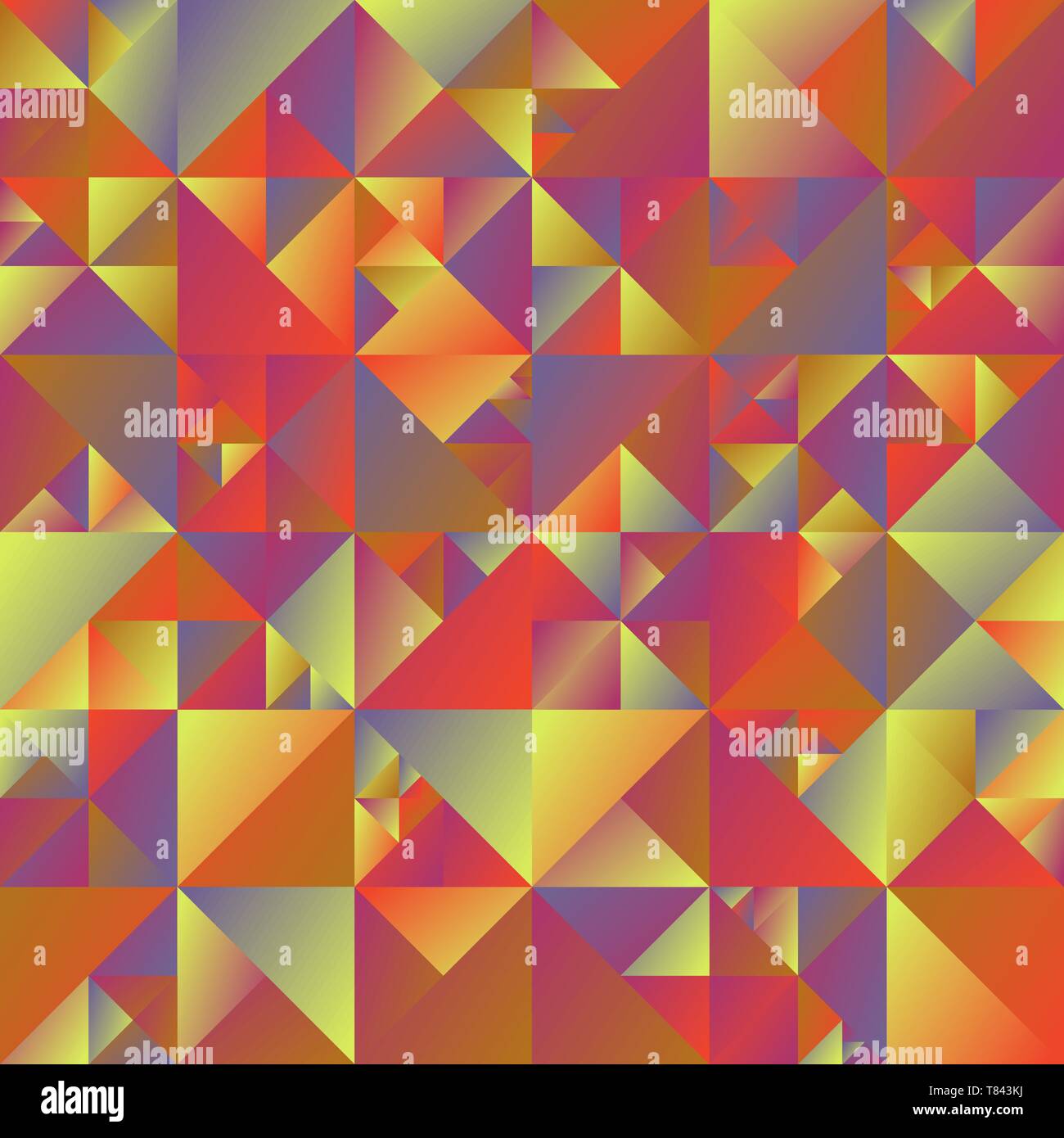 Abstrait géométrique multicolore design fond triangle gradient Illustration de Vecteur