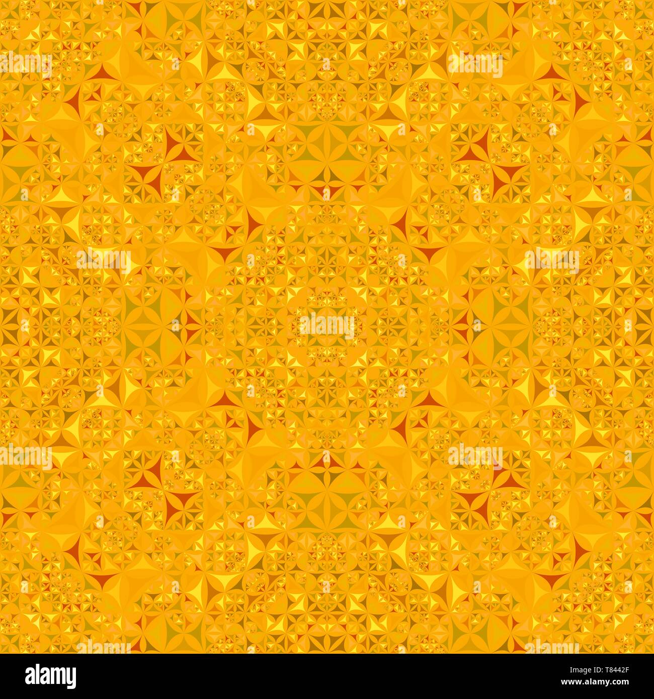 Kaléidoscope transparente Orange motif de fond - abstract wallpaper tribal Illustration de Vecteur