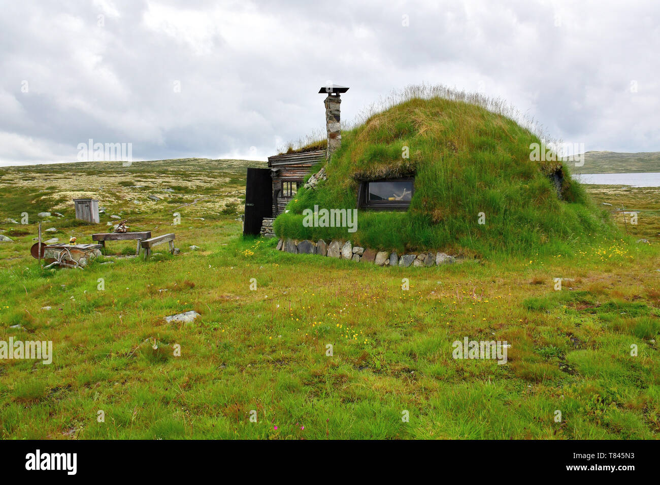 Maison des Inuits, plateau Hardanger, Norway, Scandinavia, Europe Banque D'Images