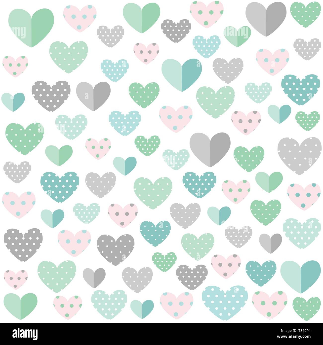 Hearts, Valentine's day Illustration de Vecteur