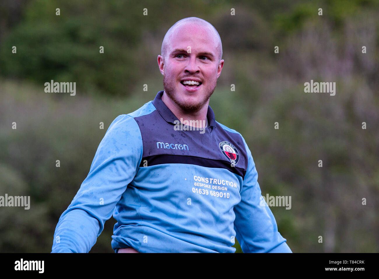 Trefelin BGC gagner (promotion de la division 3 avec une victoire 5-1 sur Ynysygerwn à Ynys Park le 10 mai 2019. Banque D'Images