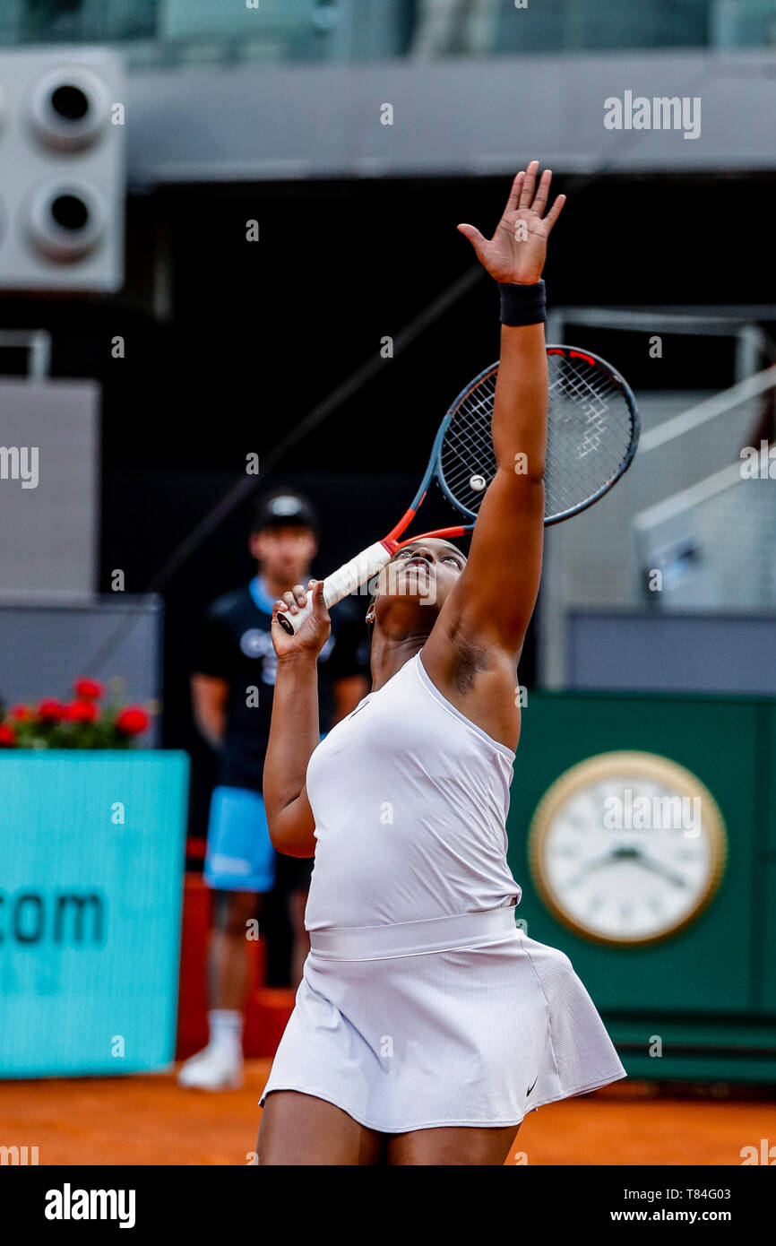 Caja Magica, Madrid, Espagne. 10 mai, 2019. Mutua Madrid Open, day 7 ; Sloane Stephens (USA) : Action Crédit sert Plus Sport/Alamy Live News Banque D'Images