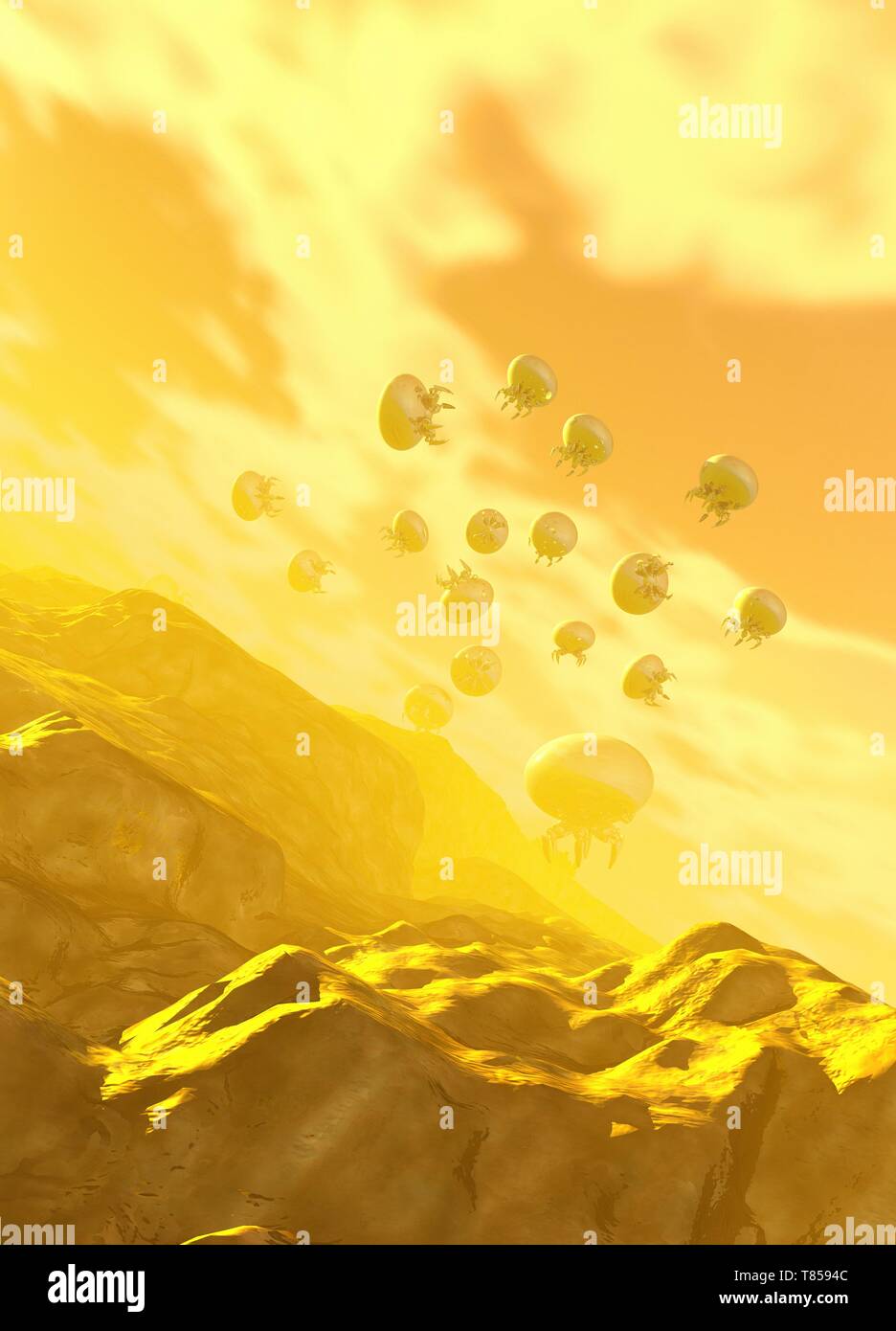 Plus de sondes Vénus, illustration Banque D'Images