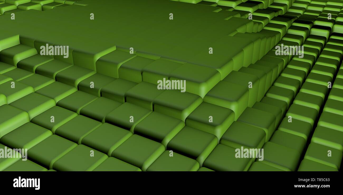 Résumé Contexte La structure isométrique Art Cube Banque D'Images