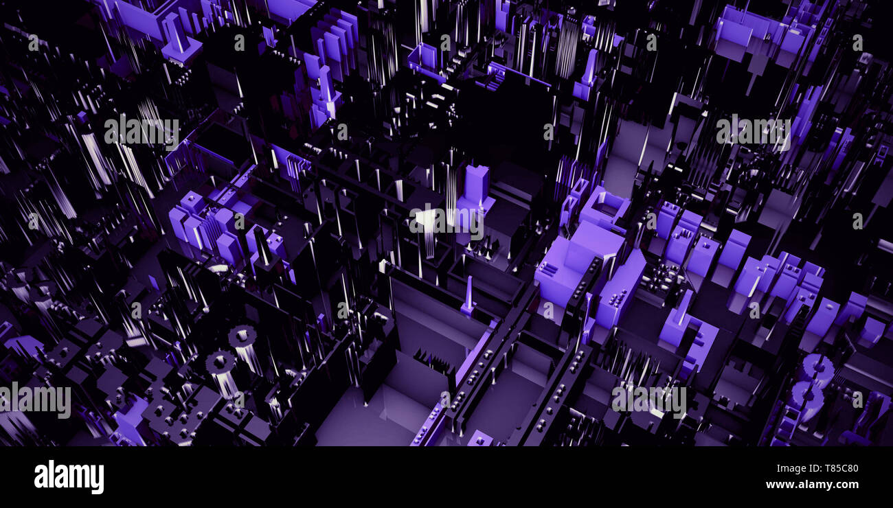 L'électronique et de l'industrie des semi-conducteurs comme une entreprise de l'avenir Banque D'Images