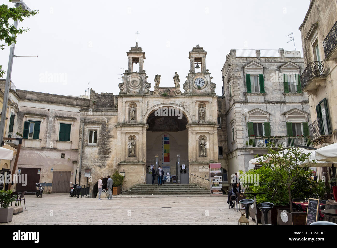 L'Italie, Matera, Sedile palace Banque D'Images