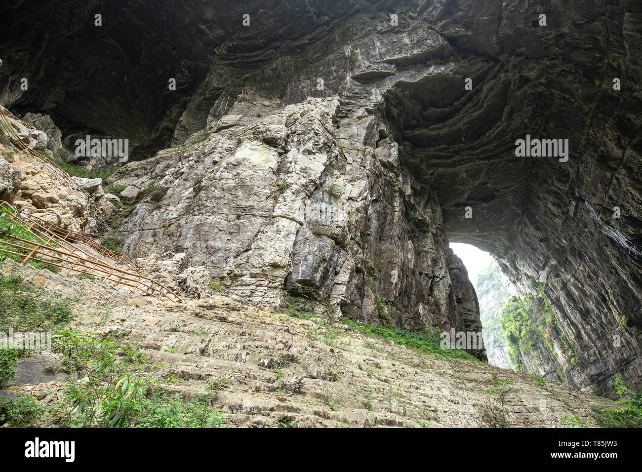 Pont naturel Wulong park à Chongqing chine Banque D'Images