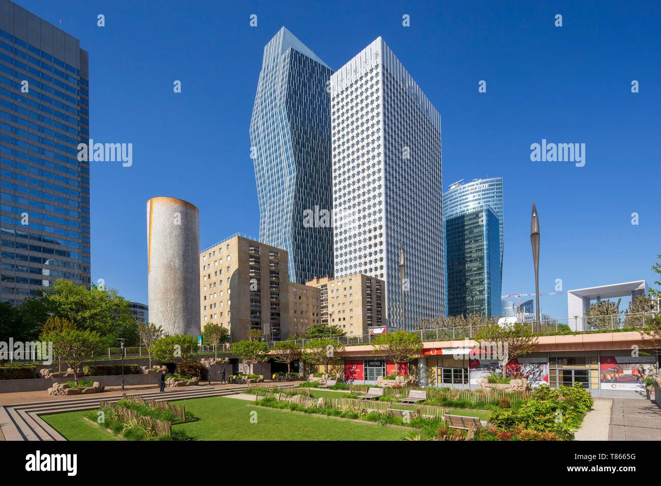 France, Hauts de Seine, banlieue de Paris, Puteaux, La Défense, le général De Gaulle Banque D'Images