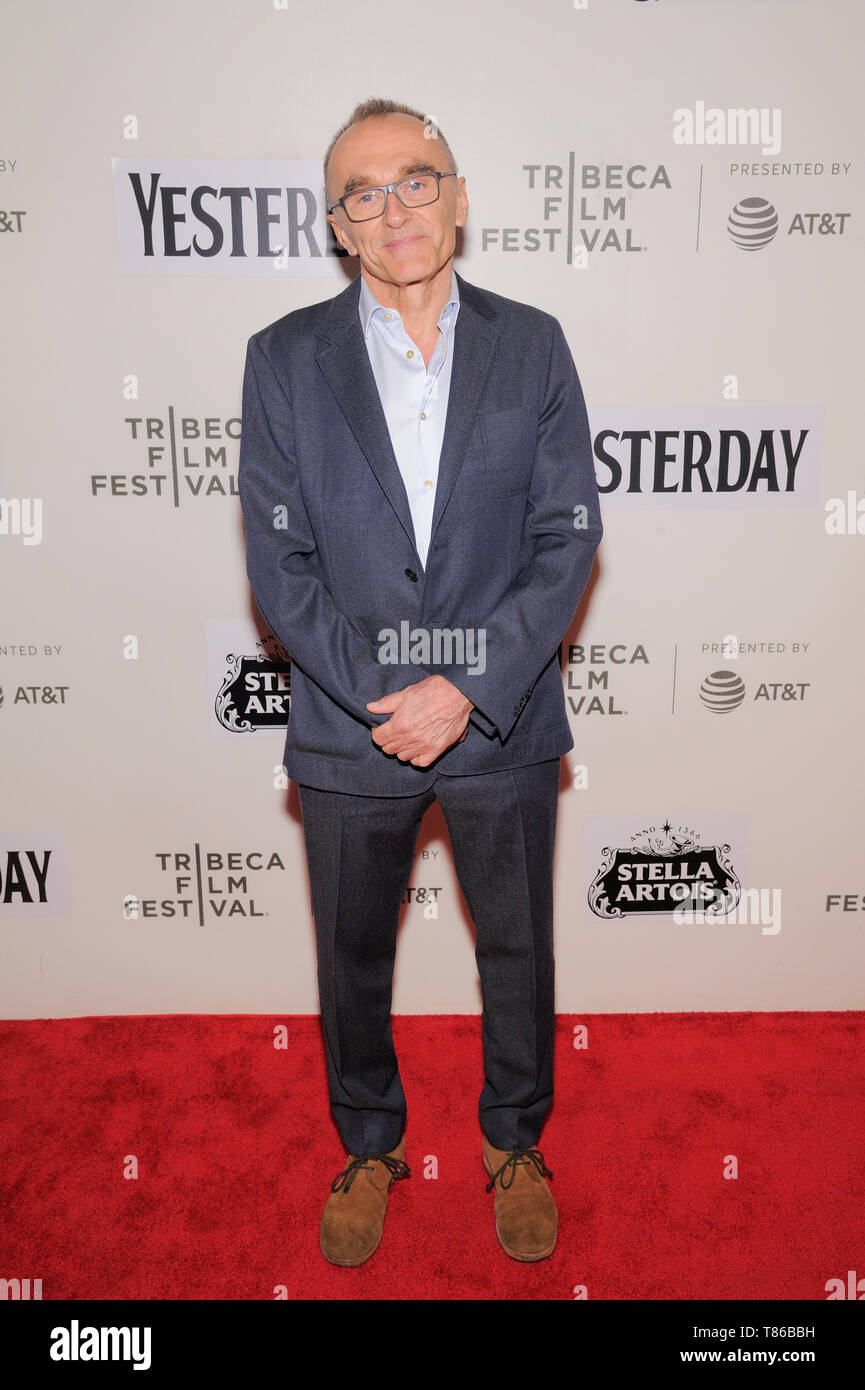 NEW YORK, NEW YORK - Mai 04 : Danny Boyle assiste à "hier" soirée de clôture Gala Film - 2019 Tribeca Film Festival au CCMB Tribeca PAC sur Mai 04, 2019 Banque D'Images