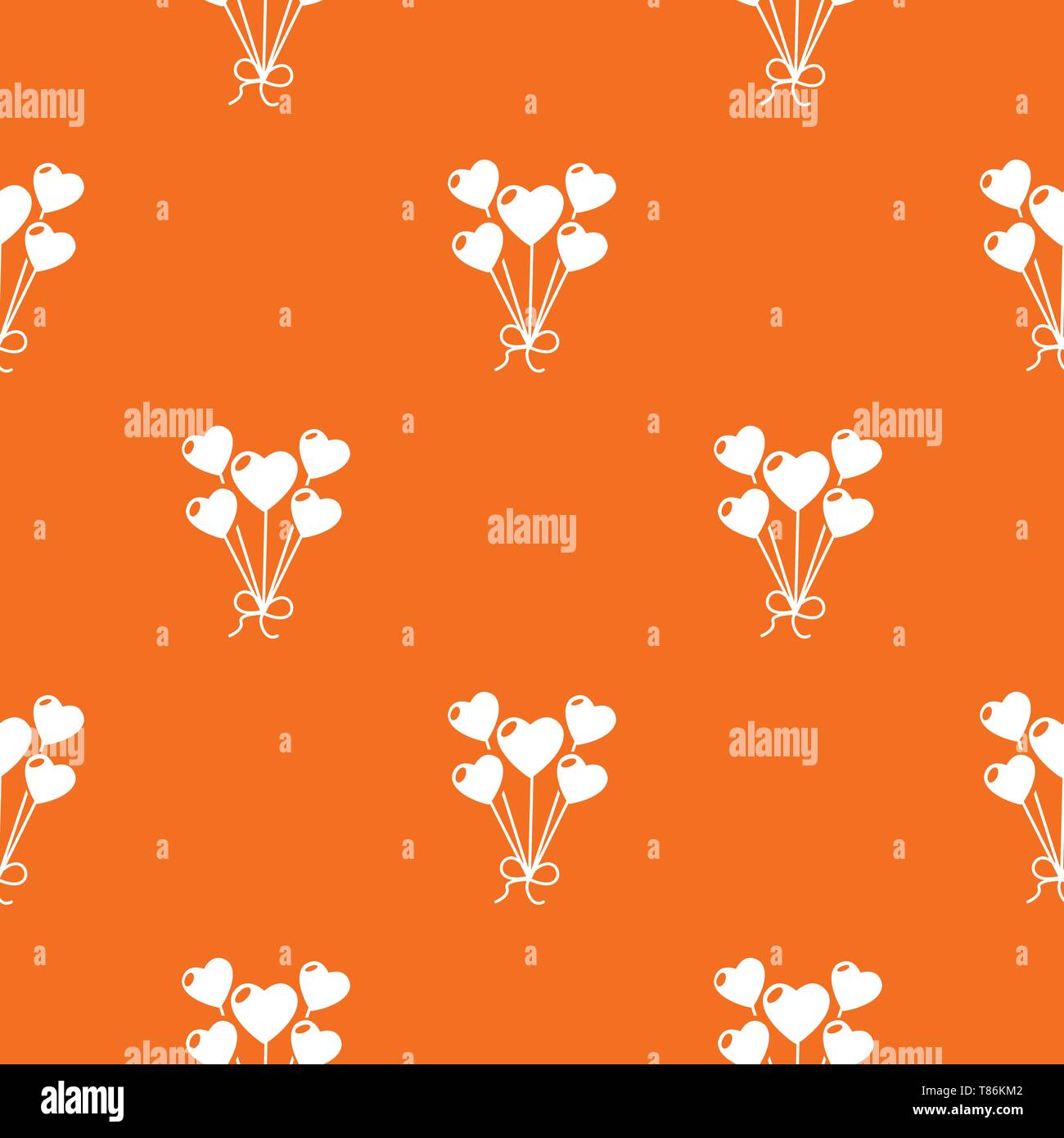Motif ballon orange vecteur Illustration de Vecteur