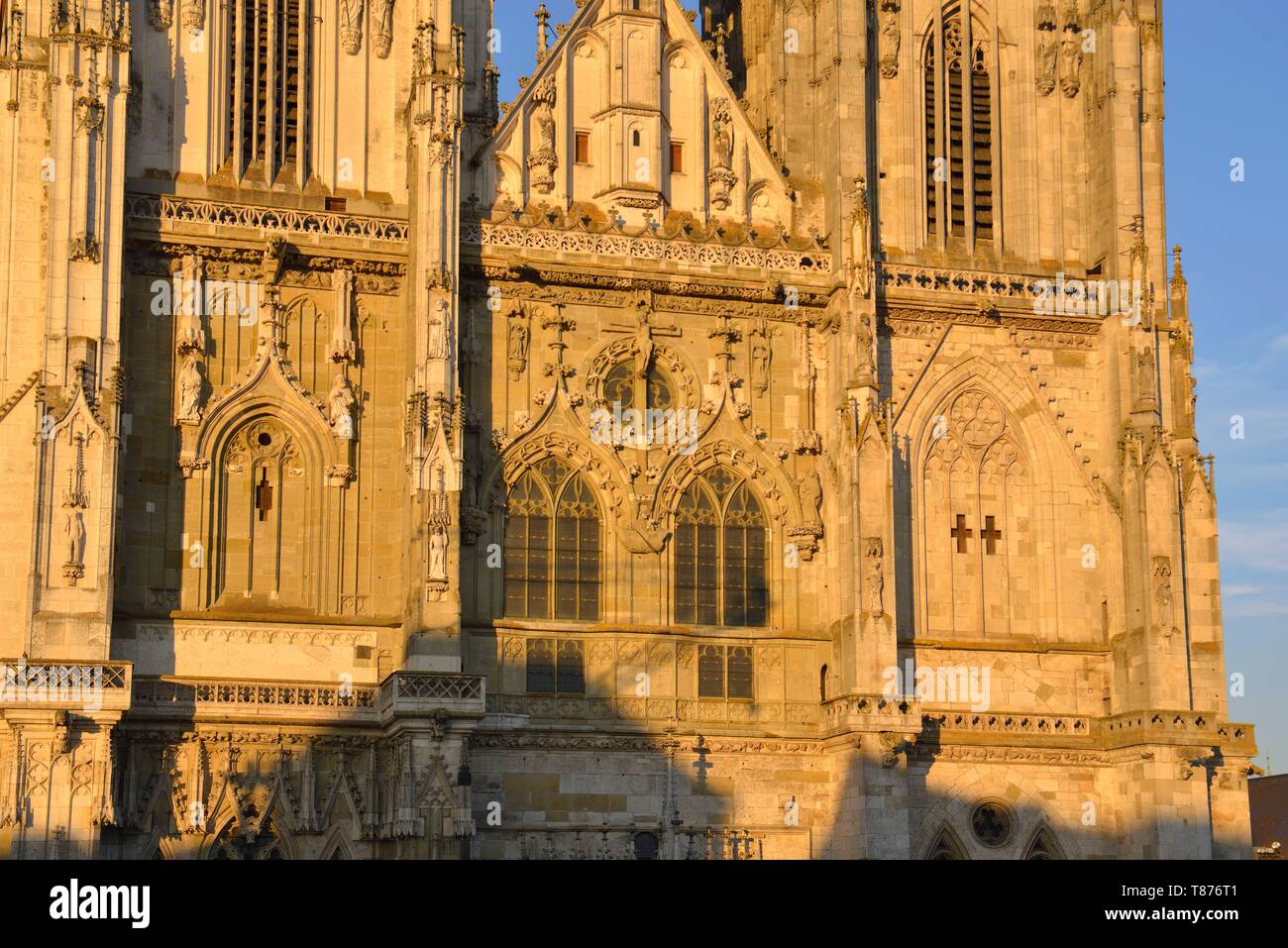 Allemagne, Bavière, HautPalatinat, centre historique de Ratisbonne