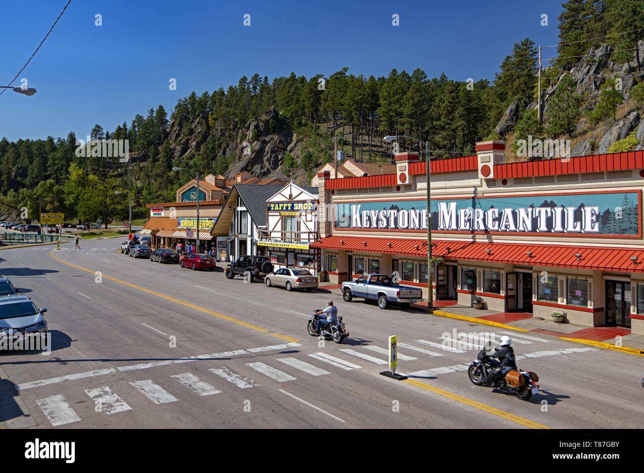 United States, Dakota du Sud, Keystone Banque D'Images