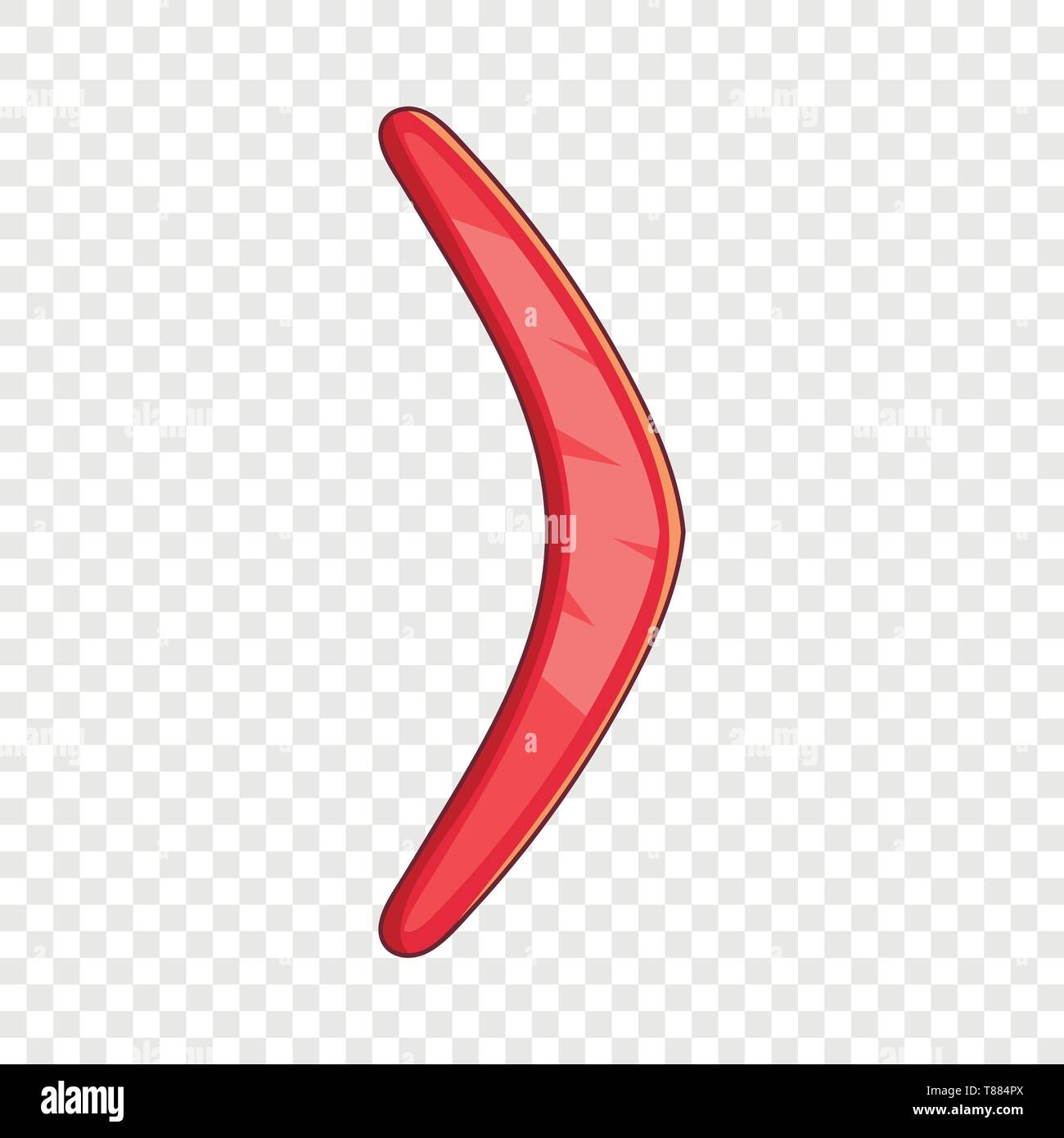 Icône boomerang australien, cartoon style Illustration de Vecteur
