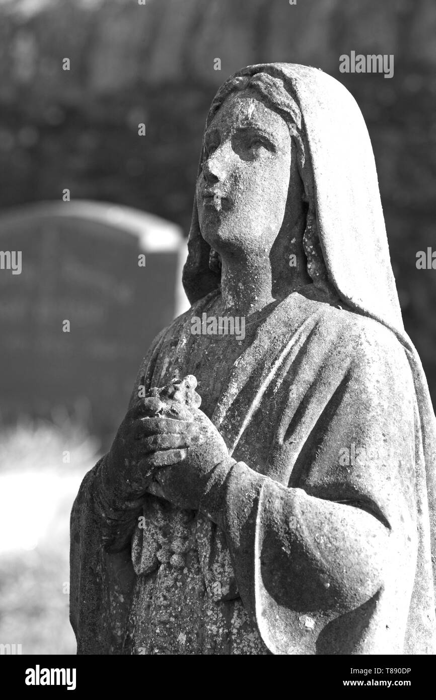 Effigie de la Vierge Marie Mère de miséricorde Banque D'Images