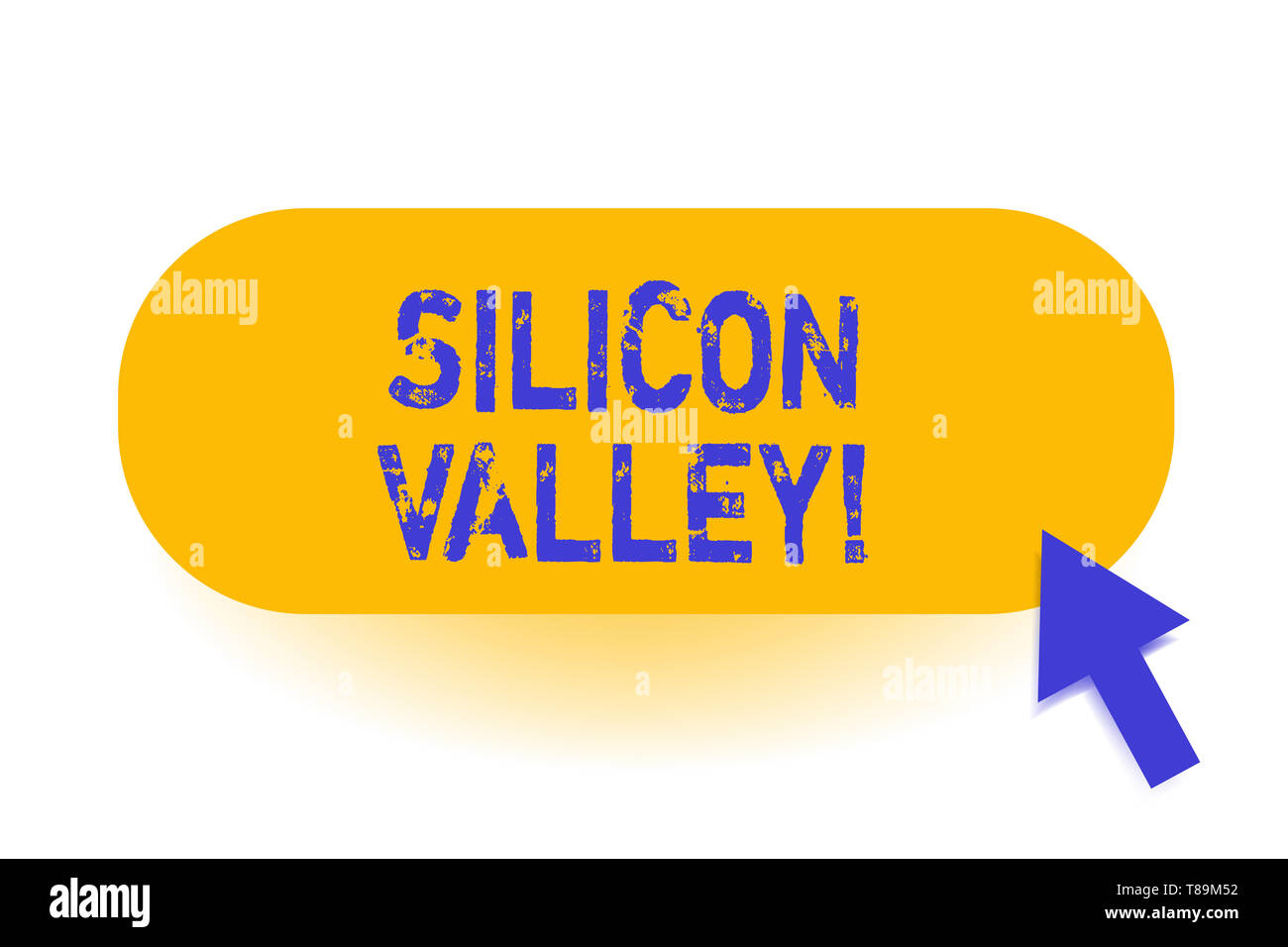 Texte de l'écriture de la Silicon Valley. Accueil photo conceptuelle pour analysisy et démarrage d'entreprises de technologie mondiale Banque D'Images