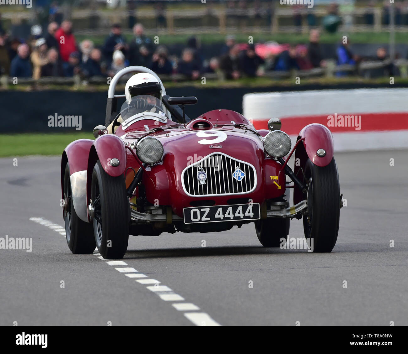 Chris Pring, Allard J2, Peter Collins trophy, le sport les voitures de course, 1948 à 1955, 77e réunion des membres, Goodwood, West Sussex, Angleterre, avril 2019, Auto Banque D'Images