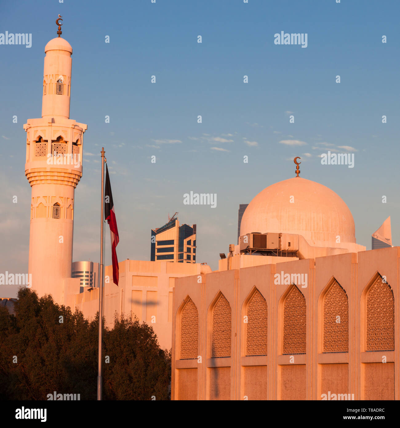 Abdulaziz Othman mosquée dans la ville de Koweït. La ville de Koweït, Koweït. Banque D'Images