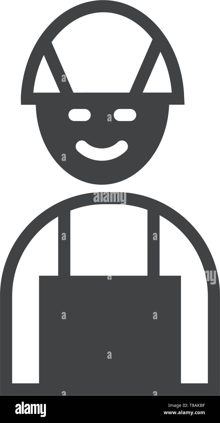 Icône pompier vecteur symbole chanter. Illustration de Vecteur