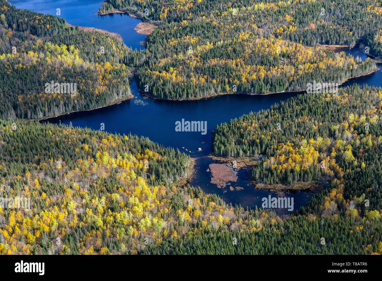 Canada, province de Québec, région de Charlevoix, des lacs au coeur de