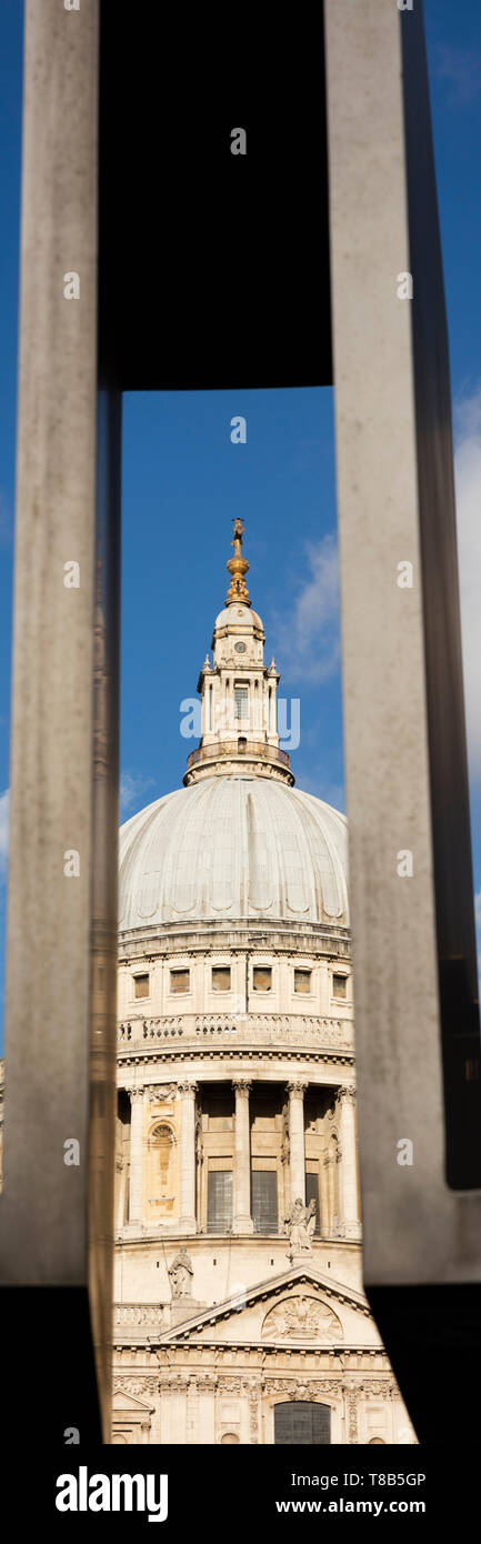 La Cathédrale St Paul, Londres, Angleterre, Grande-Bretagne, Europe Banque D'Images