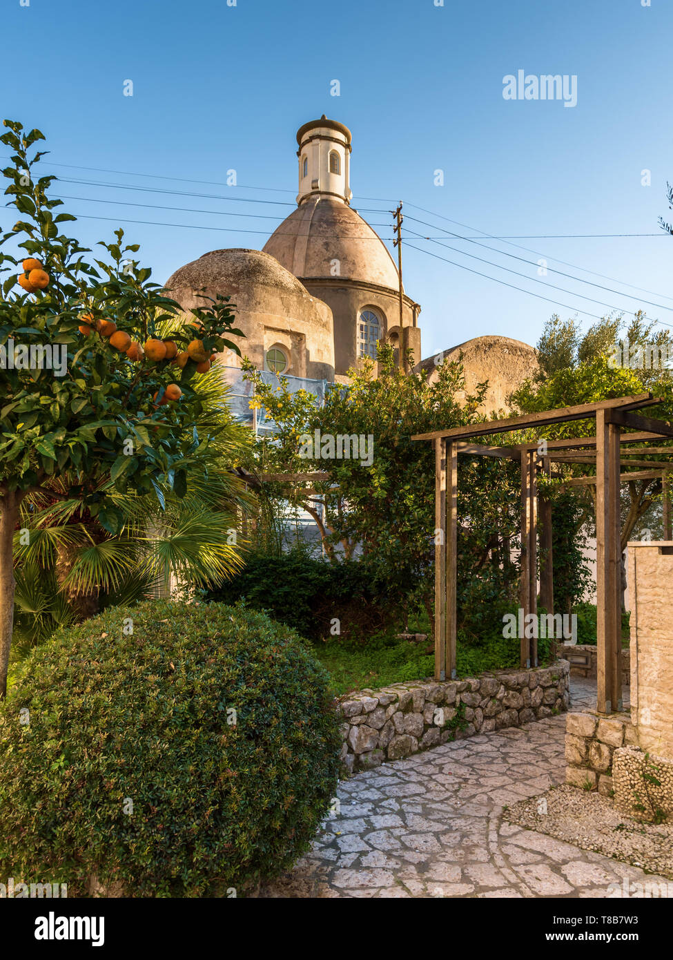 Eglise de Santa Sofia, Anacapri, Italie Banque D'Images