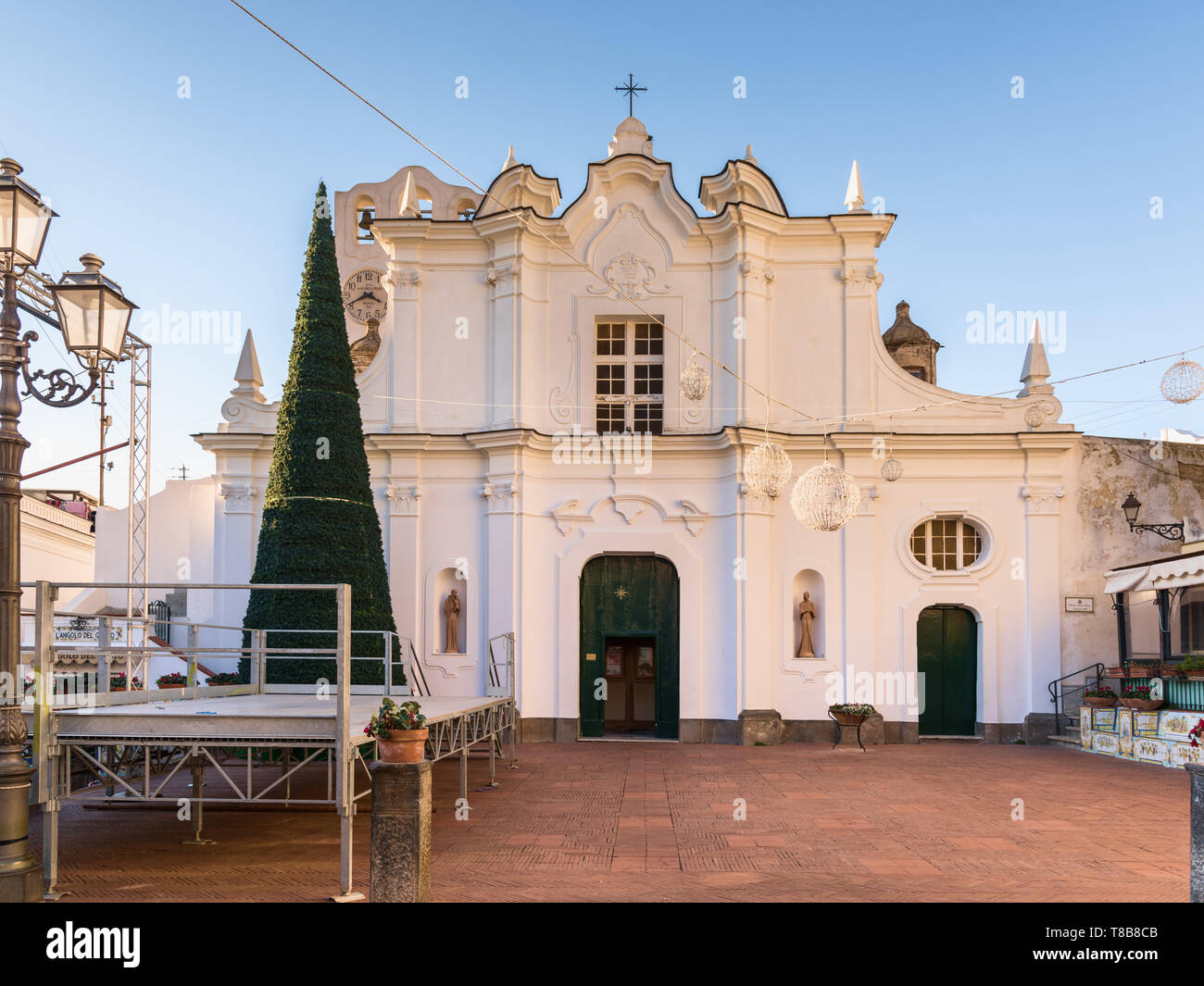 Eglise de Santa Sofia, Anacapri, Italie Banque D'Images