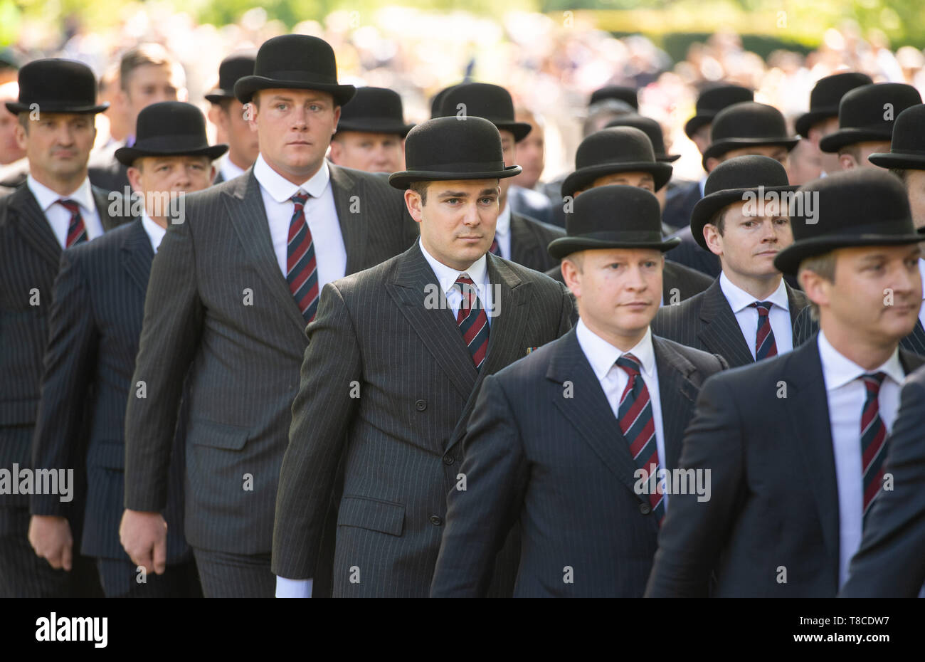 Membres actuels et anciens cavaliers participer à la Cavalerie combiné annuel Association anciens camarades parade, à Hyde Park, Londres, qui rend hommage aux membres de la Yeomanry Cavalry et tués dans la Première Guerre mondiale et dans les conflits ultérieurs. Banque D'Images