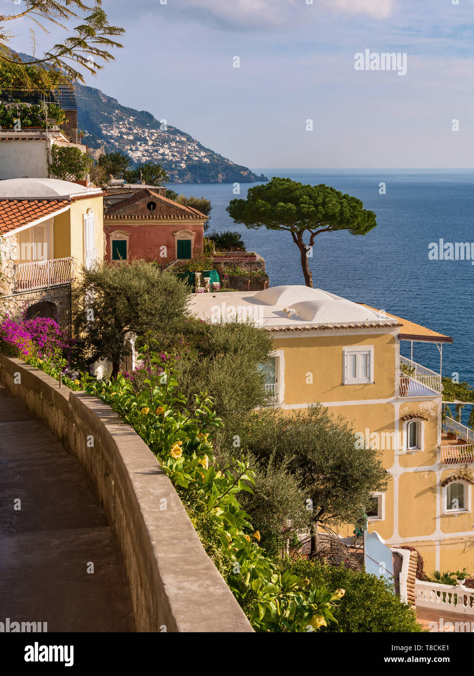 Positano, Amalfi Coast, Italie Banque D'Images