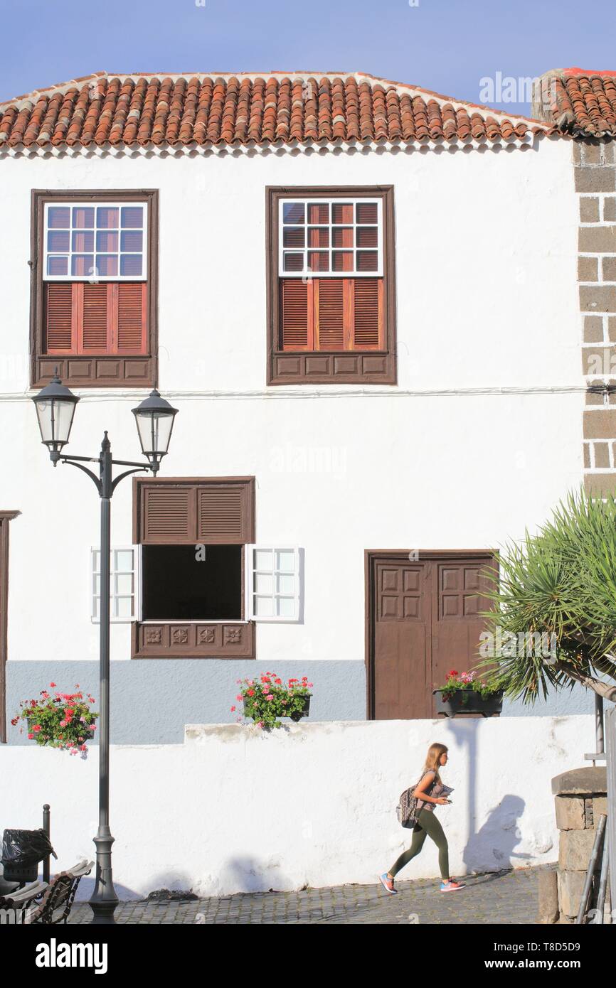 L'Espagne, Iles Canaries, Tenerife, province de Santa Cruz de Tenerife, Garachico, le centre historique (16ème-17ème siècle) Banque D'Images