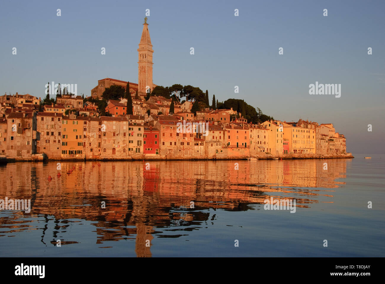 Rovinj, un ancien port de mer une fois régi par la République de Venise, est une grande famille friendly destination hors des sentiers battus. Banque D'Images