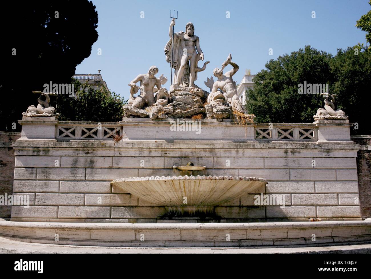 Piazza del Popolo ( les peuples Square) Lazio Rome Italie Banque D'Images