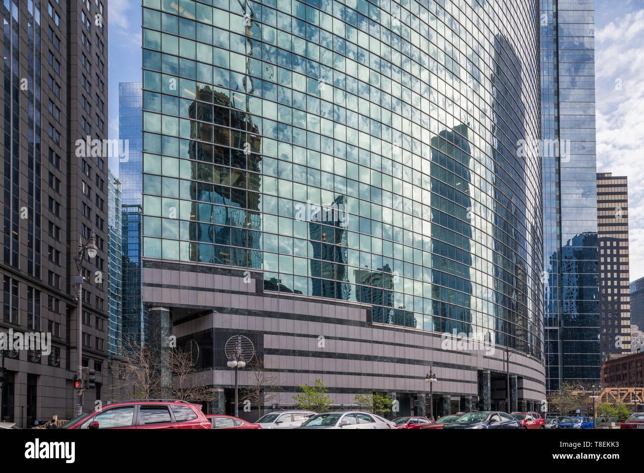 Bâtiments dans le centre-ville de Chicago Banque D'Images