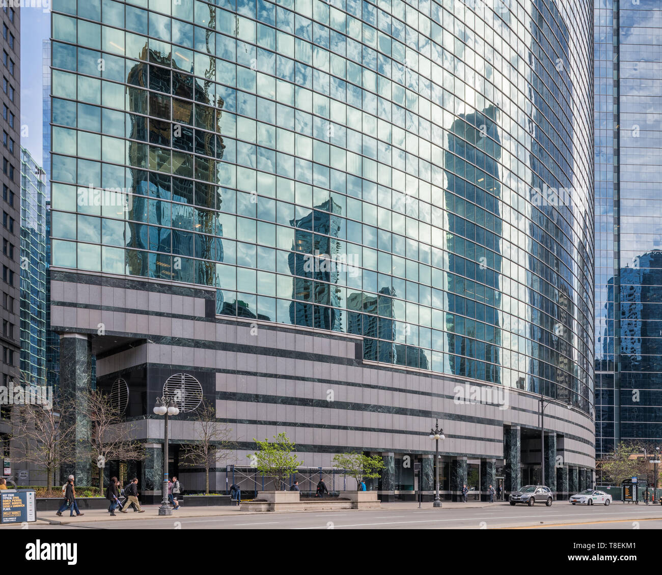 Bâtiments dans le centre-ville de Chicago Banque D'Images