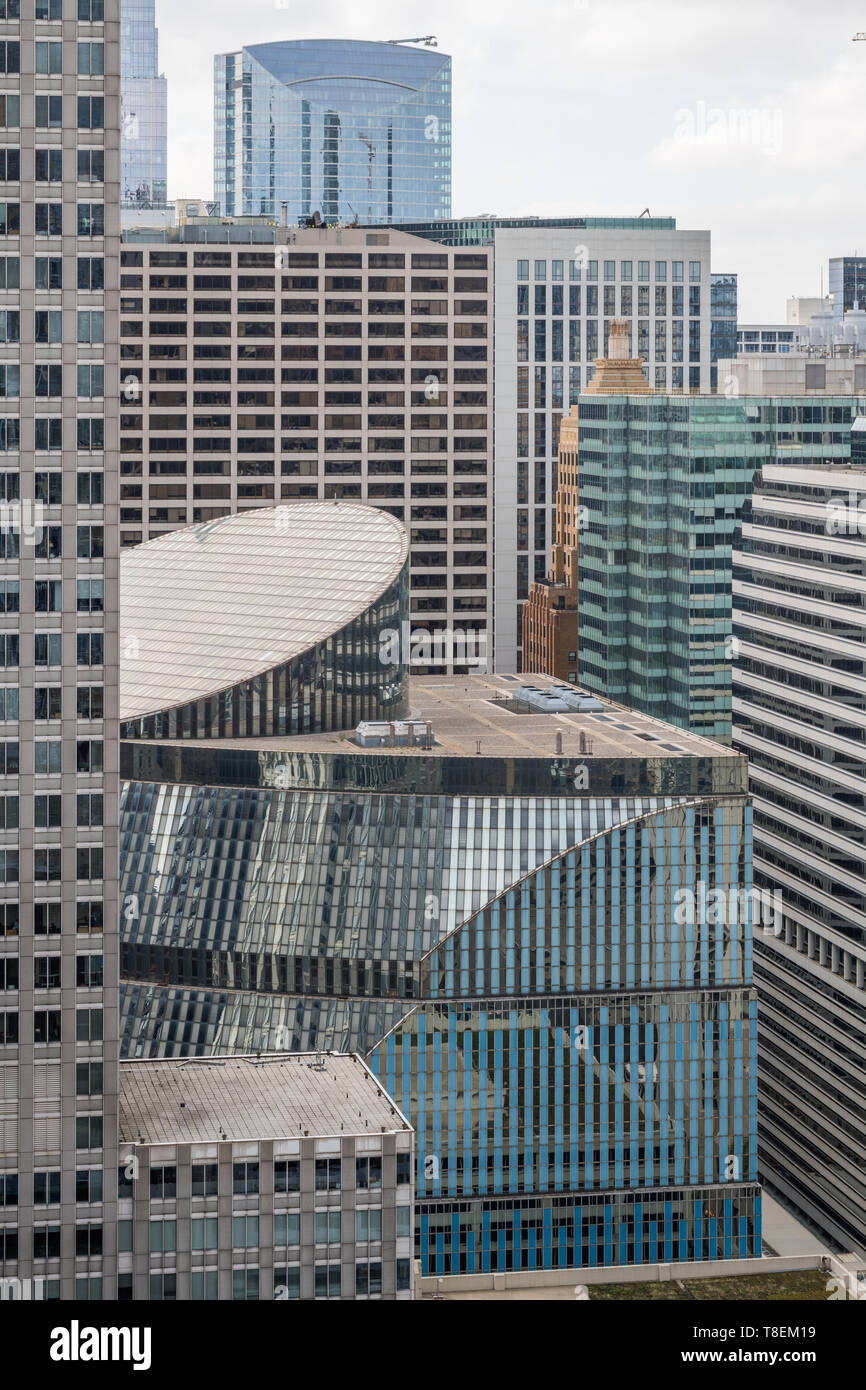 Bâtiments dans le centre-ville de Chicago Banque D'Images