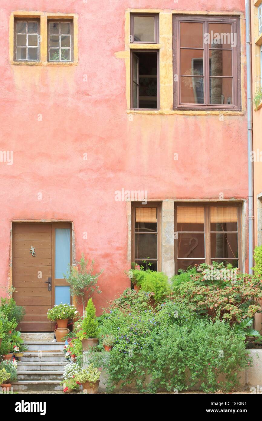 France, Rhône, Lyon, vieille ville, classée au Patrimoine Mondial de l'UNESCO Banque D'Images