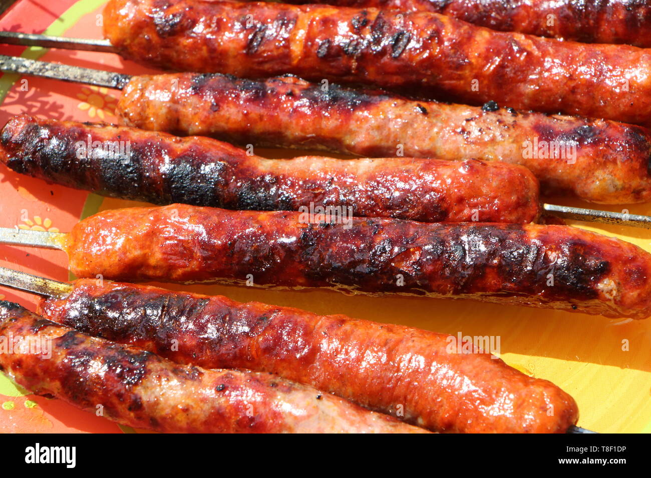 Barbecue merguez Banque de photographies et d’images à haute résolution