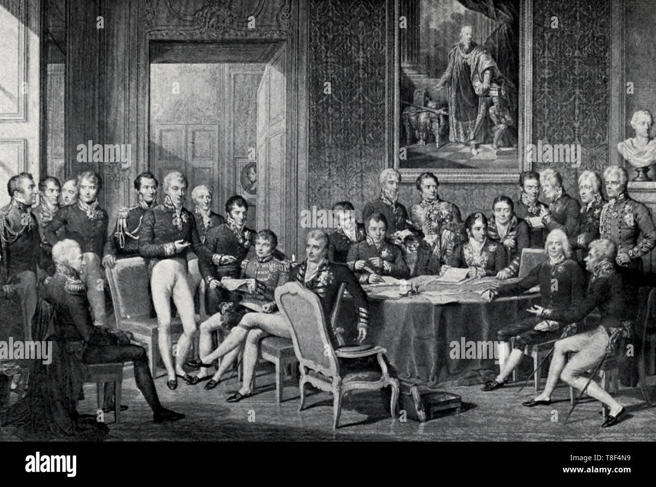 Le Congrès de Vienne, vers 1815 Banque D'Images